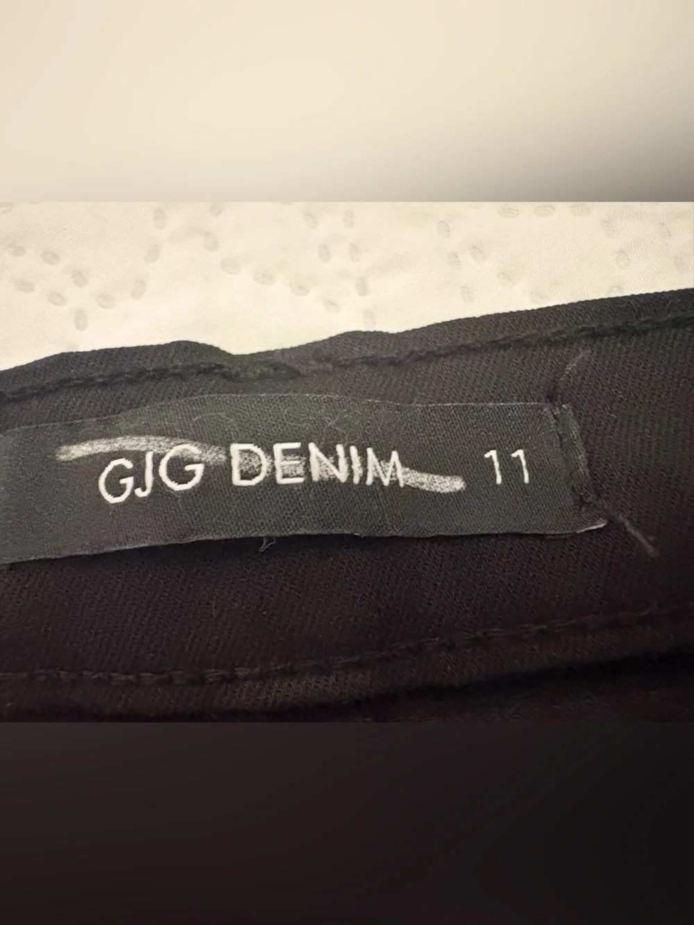 GJG Denim Y2K Cow Print Jorts Size 11 Super Stretch Western Festival Made USA